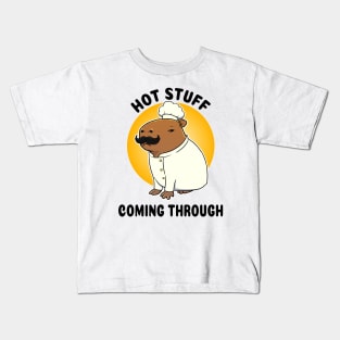 Hot Stuff coming through Capybara Chef Kids T-Shirt